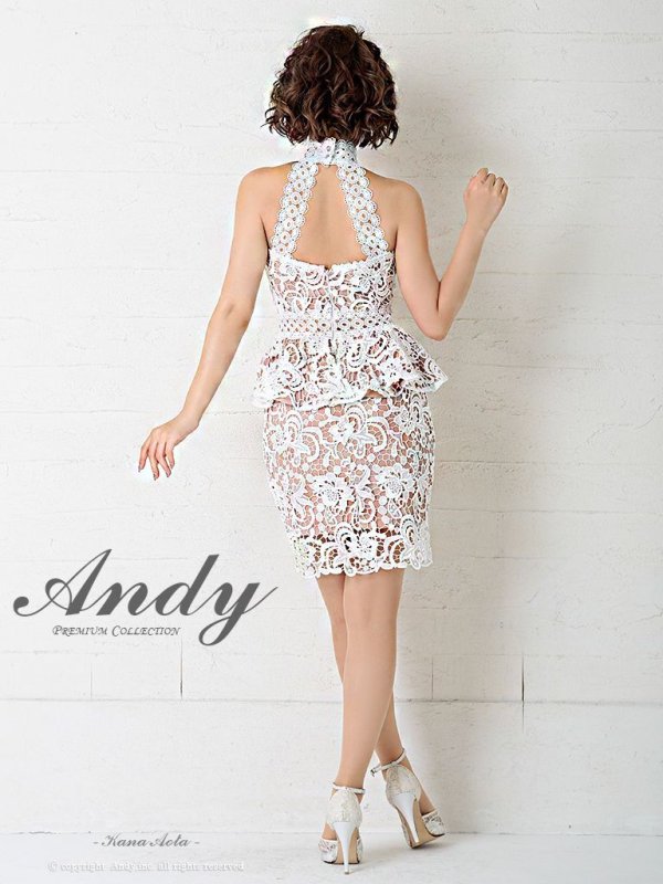 画像4: Andy ANDY Fashion Press 06 COLLECTION 03【ANDY/アンディ】総レース/ ペプラム/ アメスリ/ タイト/ ミニドレス/ キャバドレス[OF05] (4)