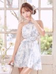 ネイビープリント　モデル：三上悠亜　身長：159cm　着用サイズ：Sサイズ