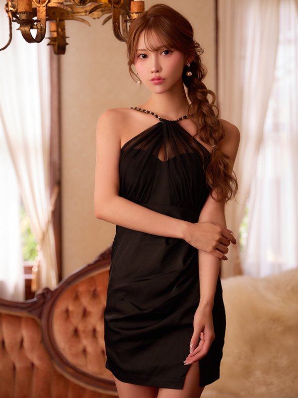 ブラック　モデル：るりぴ　身長：165cm　着用サイズ：Sサイズ
