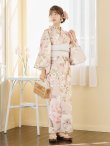 画像4: 【即日発送！】くすみピンクスウィート浴衣 OBI-siwa-200-kj-13-OW / HIMO-900-yn-8-P / HEKO-800-sb-5-WH / YA-74-kn-P / GETA-01-kj-7-P [YMT] (4)