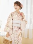 画像8: 【即日発送！】くすみピンクスウィート浴衣 OBI-siwa-200-kj-13-OW / HIMO-900-yn-8-P / HEKO-800-sb-5-WH / YA-74-kn-P / GETA-01-kj-7-P [YMT] (8)