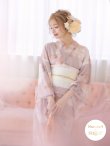 画像3: 【即日発送】【浴衣】 大人スウィートフラワー 薔薇 バラ ローズ 浴衣【浴衣３点セット 浴衣/帯/下駄】OBI-hira-100-ok-15-WxW / HIMO-900-yn-8-P / HEKO-800-sb-4-P / GETA-02-ok-5-P  [YMT] (3)