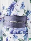 画像5: 【即日発送！】【浴衣】白地に水彩牡丹のクラシック浴衣 【浴衣3点セット】 グラデーション帯 siwa-g09 / HIMO-900-yn-4-GYxGY / YA-940-kj-IV/ YA-940-kj-BL / HEKO-800-sb-5-W / GETA-02-ok-3-LBL L [YMT] (5)