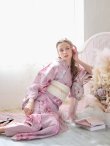 画像13: 【即日発送】【浴衣】大人スウィート/ピンク地に大柄牡丹浴衣    OBI-siwa-200-kj-13-OW / HIMO-903-kj-W / YA-1079-kj-6-W / HEKO-800-sb-4-P / GETA-02-ok-5-P [YMT] (13)