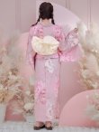 画像15: 【即日発送】【浴衣】大人スウィート/ピンク地に大柄牡丹浴衣    OBI-siwa-200-kj-13-OW / HIMO-903-kj-W / YA-1079-kj-7-W / HEKO-800-sb-4-P / GETA-02-ok-5-P [YMT] (15)