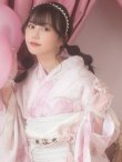 画像6: 【即日発送】【浴衣】 大人スウィート百合浴衣   OBI-siwa-200-kj-13-OW / HIMO-900-yn-8-P / YA-1079-kj-5-W / HEKO-800-sb-4-P / GETA-02-ok-5-P [YMT] (6)