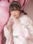 画像9: 【即日発送】【浴衣】 大人スウィート百合浴衣   OBI-siwa-200-kj-13-OW / HIMO-900-yn-8-P / YA-1079-kj-5-W / HEKO-800-sb-4-P / GETA-02-ok-5-P [YMT] (9)