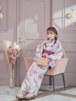 画像12: 大人スウィート/水彩フラワー 牡丹柄 浴衣 OBI-siwa-200-kj-7-RoseWI / HIMO-900-yn-8-PK / YA-68-kn-P / HEKO-800-sb-5-W / GETA-02-ok-5-P  [YMT] (12)