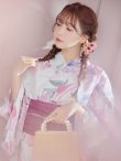 画像17: 大人スウィート/水彩フラワー 牡丹柄 浴衣 OBI-siwa-200-kj-7-RoseWI / HIMO-900-yn-8-PK / YA-68-kn-P / HEKO-800-sb-5-W / GETA-02-ok-5-P  [YMT] (17)