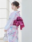 画像10: 大人スウィート/水彩フラワー 牡丹柄 浴衣 OBI-siwa-200-kj-7-RoseWI / HIMO-900-yn-8-PK / YA-68-kn-P / HEKO-800-sb-5-W / GETA-02-ok-5-P  [YMT] (10)