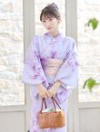 画像13: 【即日発送！】【浴衣】ストライプ地 /グラデーション木蓮浴衣 OBI-g-500-kj-2-P / HIMO-900-yn-4-GYxGY / YA-68-kn-P / YA-943-kj-PL / HEKO-800-sb-5-W / GETA-02-ok-3-LBL   [YMT] (13)