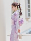 画像10: 【即日発送！】【浴衣】ストライプ地 /グラデーション木蓮浴衣  OBI-g-500-kj-2-P / HIMO-900-yn-4-GYxGY / YA-1079-kj-5-W / HEKO-800-sb-5-W / GETA-02-ok-3-LBL  [YMT] (10)