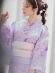 画像7: 【即日発送！】【浴衣】ストライプ地 /グラデーション木蓮浴衣  OBI-g-500-kj-2-P / HIMO-900-yn-4-GYxGY / YA-1079-kj-5-W / HEKO-800-sb-5-W / GETA-02-ok-3-LBL  [YMT] (7)