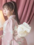 画像14: 【即日発送】【浴衣】大人スウィート/ピンク地フラワー浴衣   OBI-siwa-200-kj-13-OW / HIMO-903-kj-W / YA-1079-kj-3-W / HEKO-800-sb-5-W / GETA-02-ok-5-P [YMT] (14)