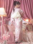 画像8: 【即日発送】【浴衣】大人スウィート/ピンク地フラワー浴衣   OBI-siwa-200-kj-13-OW / HIMO-903-kj-W / YA-1079-kj-3-W / HEKO-800-sb-5-W / GETA-02-ok-5-P [YMT] (8)