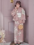画像9: 【即日発送】【浴衣】 大人スウィート/ピンク地フラワー浴衣OBI-siwa-200-kj-13-OW / HIMO-903-kj-W / YA-1079-kj-6-W / HEKO-800-sb-5-W / GETA-02-ok-5-P  [YMT] (9)