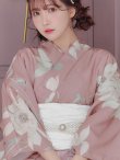 画像10: 【即日発送】【浴衣】 大人スウィート/ピンク地フラワー浴衣OBI-siwa-200-kj-13-OW / HIMO-903-kj-W / YA-1079-kj-6-W / HEKO-800-sb-5-W / GETA-02-ok-5-P  [YMT] (10)