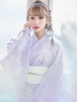 画像12: 【浴衣セール】【浴衣】 ライラックの可憐な花浴衣 OBI-siwa-200-kj-13-OW/ HIMO-900-yn-4-GYxGY/ YA-1079-kj-6-W/ HEKO-800-sb-5-W/ GETA-02-ok-3-LBL [YMT] (12)