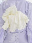 画像6: 【浴衣セール】【浴衣】 ライラックの可憐な花浴衣 OBI-siwa-200-kj-13-OW/ HIMO-900-yn-4-GYxGY/ YA-1079-kj-6-W/ HEKO-800-sb-5-W/ GETA-02-ok-3-LBL [YMT] (6)