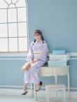 画像17: 【浴衣セール】【浴衣】ライラックの可憐な花浴衣 【浴衣３点セット 浴衣/帯/下駄】(OBI-siwa-200-kj-13-OW / HIMO-900-yn-4-GYxGY / YA-1079-kj-3-W / HEKO-800-sb-5-W / GETA-02-ok-3-LBL） [YMT] (17)