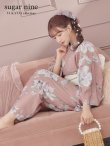 画像3: 大人スウィート/くすみピンク椿浴衣   OBI-siwa-200-kj-13-OW / HIMO-900-yn-8-PK / YA-954-kj-P / HEKO-800-sb-5-W / GETA-02-ok-5-P[YMT] (3)