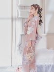 画像12: 大人スウィート/くすみピンク椿浴衣   OBI-siwa-200-kj-13-OW / HIMO-900-yn-8-PK / YA-1079-kj-5-W / HEKO-800-sb-5-W / GETA-02-ok-5-P [YMT] (12)