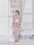 画像9: 大人スウィート/くすみピンク椿浴衣   OBI-siwa-200-kj-13-OW / HIMO-900-yn-8-PK / YA-1079-kj-5-W / HEKO-800-sb-5-W / GETA-02-ok-5-P [YMT] (9)