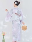 画像8: 【即日発送！】Riuコラボ ライトピンクx百合リボン浴衣 OBI-siwa-202-ok-2-PBE / HIMO-903-kj-W  / YA-935-wk-P/ HEKO-800-sb-5-W / GETA-02-ok-5-P [YMT] (8)
