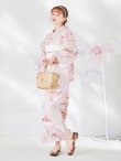 画像3: 【即日発送】くすみピンクスウィート牡丹浴衣 OBI-siwa-200-kj-13-OW / HIMO-900-yn-8-P / HEKO-800-sb-5-W / YA-1079-kj-7-W / GETA-01-kj-7-P / [/YMT] (3)