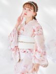 画像5: 【即日発送】くすみピンクスウィート牡丹浴衣 OBI-siwa-200-kj-13-OW / HIMO-900-yn-8-P / HEKO-800-sb-5-W / YA-1079-kj-7-W / GETA-01-kj-7-P / [/YMT] (5)