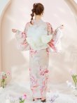 画像19: 【即日発送！】くすみピンクスウィート牡丹浴衣 OBI-siwa-200-kj-13-OW / HIMO-900-yn-8-P / HEKO-800-sb-5-WH / YA-1079-kj-7-W /  GETA-01-kj-7-P/  [YMT] (19)