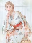 画像15: 【即日発送】アプリコットピンク牡丹浴衣 OBI-g-500-kj-4-OR / HIMO-902-kj-3-TRC / HEKO-800-sb-5-WH / YA-577-kj-P / GETA-01-kj-3-IV/  [YMT] (15)