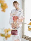 画像11: 【即日発送】アプリコットピンク牡丹浴衣 OBI-g-500-kj-4-OR / HIMO-902-kj-3-TRC / HEKO-800-sb-5-WH / YA-68-kn-P / GETA-01-kj-3-IV/ [YMT] (11)