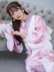 画像1: 【即日発送！】sweetチェリーブロッサム浴衣 OBI-siwa-200-kj-13-OW / HIMO-900-yn-8-P / HEKO-800-sb-4-P / YA-943-kj-BAKEDP / YA-935-wk-P / GETA-01-kj-7-P/  [YMT] (1)
