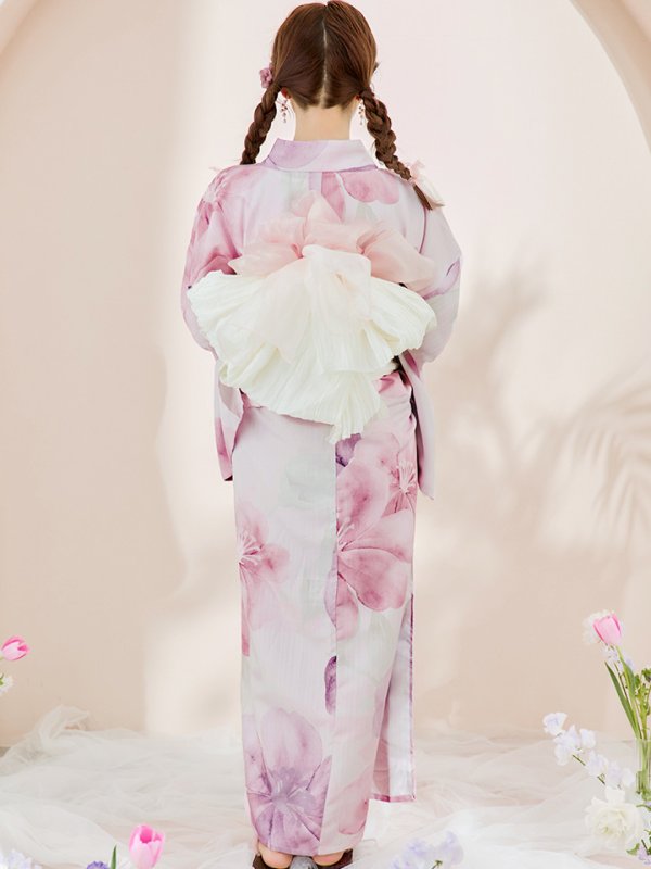 画像16: 【即日発送！】sweetチェリーブロッサム浴衣【浴衣３点セット 浴衣/帯/下駄】[YMT] (16)