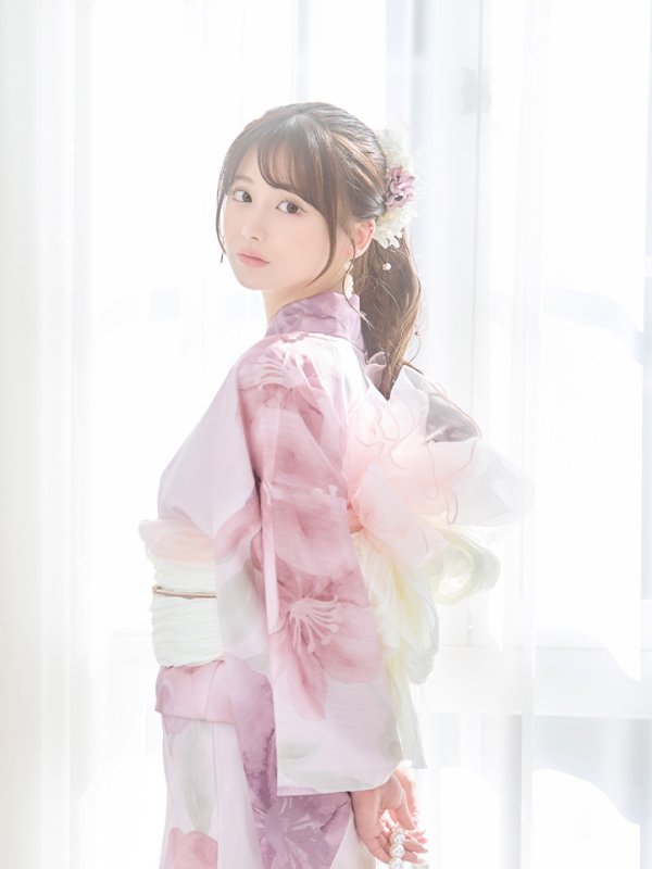 画像17: 【即日発送！】sweetチェリーブロッサム浴衣【浴衣３点セット 浴衣/帯/下駄】[YMT] (17)