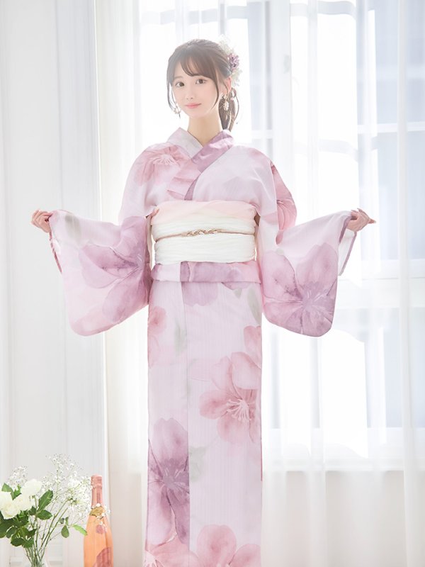 画像20: 【即日発送！】sweetチェリーブロッサム浴衣【浴衣３点セット 浴衣/帯/下駄】[YMT] (20)