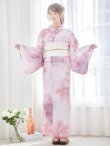 画像4: 【即日発送！】sweetチェリーブロッサム浴衣 OBI-siwa-200-kj-13-OW / HIMO-900-yn-8-P / HEKO-800-sb-4-P / YA-943-kj-BAKEDP / YA-935-wk-P / GETA-01-kj-7-P/ [YMT] (4)