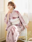 画像15: 【即日発送】アンティークフラワーピンク浴衣 OBI-siwa-200-kj-13-OW / HIMO-900-yn-8-P / HEKO-800-sb-5-WH / YA-74-kn-P / GETA-01-kj-7-P / [YMT] (15)