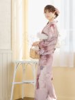 画像7: 【即日発送】アンティークフラワーピンク浴衣 OBI-siwa-200-kj-13-OW / HIMO-900-yn-8-P / HEKO-800-sb-5-WH / YA-74-kn-P / GETA-01-kj-7-P / [YMT] (7)