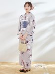 画像4: 【浴衣セール！】ロマンティックピオニー浴衣 OBI-g-500-kj-8-GY / HIMO-900-yn-4-GYxGY / HEKO-800-sb-5-WH / GETA-01-kj-3-IV/ [YMT] (4)