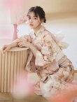 画像1: 【即日発送！】くすみピンクスウィート浴衣 OBI-siwa-200-kj-13-OW / HIMO-900-yn-8-P / HEKO-800-sb-4-P / YA-982-kn-P /  GETA-01-kj-7-P[YMT] (1)