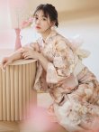 画像2: 【即日発送！】くすみピンクスウィート浴衣 OBI-siwa-200-kj-13-OW / HIMO-900-yn-8-P / HEKO-800-sb-4-P / YA-982-kn-P /  GETA-01-kj-7-P[YMT] (2)