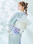 画像7: 【即日発送】ニュアンスフラワーミント牡丹浴衣【浴衣３点セット 浴衣/帯/下駄】[YMT] (7)