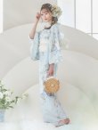 画像7: 【即日発送】クラシカルローズブルー浴衣 OBI-siwa-200-kj-13-OW / HIMO-903-kj-W / HEKO-800-sb-5-WH / YA-1082-kj-MI / YA-1017-am-W / GETA-01-kj-2-BL/ [YMT] (7)