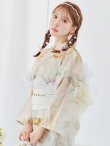 画像12: 【即日発送！】クリームイエローピオニー浴衣 OBI-siwa-200-kj-13-OW / HIMO-900-yn-8-P / HEKO-800-sb-5-WH / YA-1079-kj-6-W /  GETA-01-kj-7-P/  [YMT] (12)