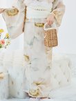 画像15: 【即日発送！】クリームイエローピオニー浴衣 OBI-siwa-200-kj-13-OW / HIMO-900-yn-8-P / HEKO-800-sb-5-WH / YA-1079-kj-6-W /  GETA-01-kj-7-P/  [YMT] (15)