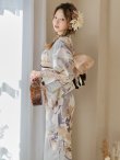 画像7: 【即日発送！】グレージュニュアンスフラワー浴衣 OBI-hira-100-ok-2-BRxBE / HIMO-900-yn-7-MOC / HEKO-800-sb-3-BR / YA-72-kn-MOC / YC496kj /GETA-01-kj-5-MOC/  [YMT] (7)
