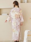 画像5: 【即日発送！】大人くすみピンクx牡丹浴衣 OBI-siwa-200-kj-13-OW / HIMO-900-yn-8-P / HEKO-800-sb-4-P / YA-74-kn-P / YA-1081-kj-P / GETA-01-kj-7-P / [YMT] (5)