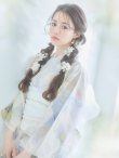 画像13: アイシーフラワー牡丹浴衣 OBI-siwa-200-kj-13-OW / HIMO-900-yn-5-IV / HEKO-800-sb-5-WH / YA-72-kn-W / GETA-01-kj-2-BL / [YMT] (13)